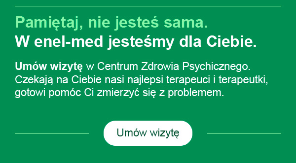 Dzięki naszym pakietom medycznym z dostępem do doświadczonych psychologów i terapeutów możesz zapewnić pracownikom i pracowniczkom profesjonalną pomoc i wsparcie dokładnie wtedy, kiedy tego potrzebują.

Sprawdź naszą ofertę wsparcia psychicznego dla Twojego zespołu – w ramach opieki medycznej dla firm.